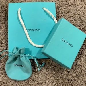 Tiffany box bag and draw string bag